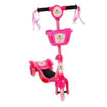 Brinquedo Infantil Patinete Princesas Scooter 3 Rodas - Zein