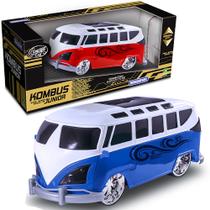 Brinquedo Infantil Perua Carrinho Kombi 20cm Tunada Rodas Esportivas