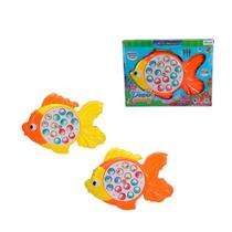 Brinquedo Infantil Pesca Pescaria 3 Varinhas Colorido
