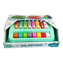 Brinquedo Infantil Piano Xilofone 8 Notas Polibrinq BB3005