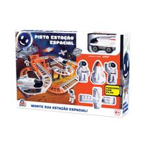 Brinquedo Infantil Pista Estação Espacial c/ Carrinho Braskit - 0409 Brinquedo Infantil Pista Estação Espacial c/ Carrinho Braskit - 0409