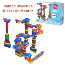 Brinquedo Infantil Pista Monte Sua Rampa Divertida 200 Peças Rampa Divertida Brinquedo Infantil Pista Monte Sua Rampa Divertida 200 Peças Rampa Divertida