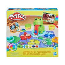 Brinquedo Infantil Play-Doh Sapo Um Dia na Lagoa Massinha de Modelar Hasbro - 17542 Brinquedo Infantil Play-Doh Sapo Um Dia na Lagoa Massinha de Modelar Hasbro - 17542