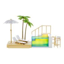 Brinquedo Infantil Playset Piscina e Praia Rainbow High Pacific Coast MGA - 4222578475