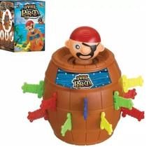 Brinquedo Infantil Pula Pirata Jogo Barril do Pirata Para Toda Família