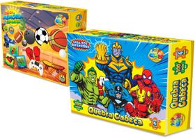 Brinquedo Infantil Quebra Cabeça e Jogo da Memoria Educativo Brinquedo Infantil Quebra Cabeça e Jogo da Memoria Educativo
