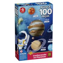 Brinquedo Infantil Quebra-Cabeça Puzzle Conhecendo os Planetas 100 Peças Grow - 03931 Brinquedo Infantil Quebra-Cabeça Puzzle Conhecendo os Planetas 100 Peças Grow - 03931