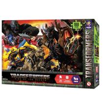 Brinquedo Infantil Quebra Cabeça Transformers a Batalha Final 100 Peças Mimo Toys 2498