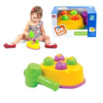 Brinquedo Infantil Rata Tuff Bata No Ratinho com Martelo JxP Brink Na Caixa