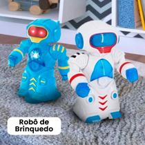 Brinquedo Infantil Robô Bate e Volta com Luz e Som