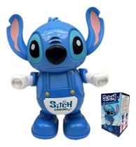 Brinquedo infantil Robô Dançarino Com Luz E Som Interativo Lovely Stitch AZ