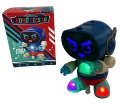 Brinquedo Infantil Robô Musical com luzes movimento Sortido