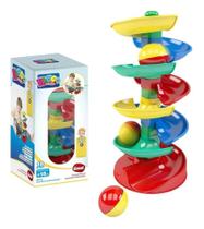 Brinquedo Infantil Rola Bola Dismat Blocolandia 18 Pcs 2505