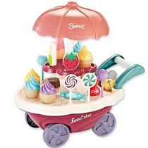 Brinquedo Infantil Spinning Sorvete E Candy Cart-Pretend Gam