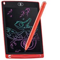 Brinquedo Infantil Tablet Lousa Magica vermelho 10Pol Brinquedo Infantil Tablet Lousa Magica vermelho 10Pol