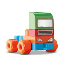 Brinquedo infantil tchuco blocks truck 56 peças samba toys