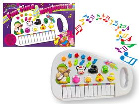 Brinquedo Infantil Teclado Animal Com Sons Super Divertido De Animais - Toy king