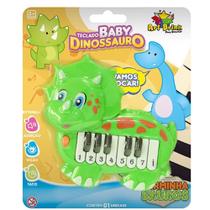 Brinquedo Infantil Teclado Baby Dinossauro Musical Bebês - REVAL