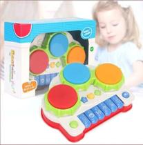 Brinquedo Infantil Teclado Piano Musical Bebê Brinquedo Infantil Divertido Drum