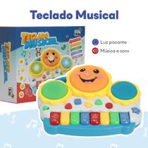 Brinquedo Infantil Teclado Piano Sol Musical Educativo