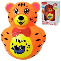 Brinquedo Infantil Tigre Teimoso Musical c/ Luz da Guta Guti - DM TOYS