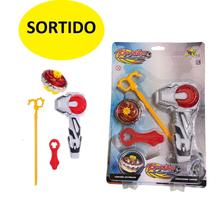 Brinquedo Infantil Top Pião Tornado Com Disparador Sortido Brinquedo Infantil Top Pião Tornado Com Disparador Sortido