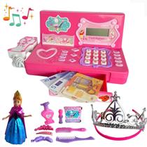 Brinquedo Infantil Toys & Toys Caixa Registradora com Visor Digital Acessórios de Princesa - Rosa - CO0579888