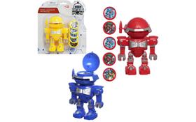 Brinquedo Infantil Transformers Vira Robô Colorido Lançador