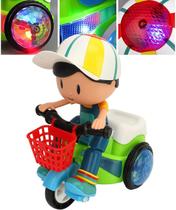 Brinquedo Infantil Triciclo Empina 360º Com Luz e Som Brinquedo Infantil Triciclo Empina 360º Com Luz e Som