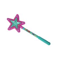 Brinquedo Infantil Vara Varinha Mágica Moana 2 Com Luz E Som Verde com Rosa Brinquedo Infantil Vara Varinha Mágica Moana 2 Com Luz E Som Verde com Rosa