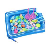 Brinquedo Inflável De Pesca Magnética Para Crianças, Piscina De Jardim De Infância, Jogo De Brinquedo Inflável De Pesca Magnética Para Crianças, Piscina De Jardim De Infância, Jogo De