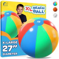 Brinquedo inflável grande Beach Ball Refresh Sports de 69 cm
