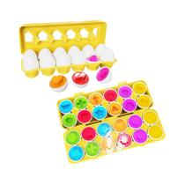 Brinquedo Inteligente De Ovo Com Quebra-cabeça De Classificação De Cores E Formas Para Educação