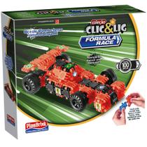 Brinquedo Interativo 100 Peças Carro Fórmula 1 Carrinho Corrida Crianças Montar Plasbrink Brinquedo Interativo 100 Peças Carro Fórmula 1 Carrinho Corrida Crianças Montar Plasbrink