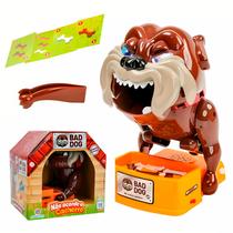 Brinquedo Interativo Bad Dog Jogo Infantil Com Som Movimento E Ossinhos Divertidos