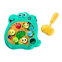 Brinquedo Interativo Bate Martelo Dino Educativo Divertido e Sensorial para Crianças Brinquedo Interativo Bate Martelo Dino Educativo Divertido e Sensorial para Crianças