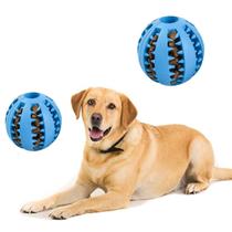Brinquedo Interativo Caes Com Fendas Porta Ração Bola Petiscos Cachorro Pet Filhote Adulto Anti Stress