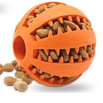 Brinquedo Interativo Caes Com Fendas Porta Ração Bola Petiscos Cachorro Pet Filhote Adulto Anti Stress - maredy