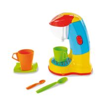 Brinquedo Interativo Cafeteira Expresso Xícara Caneca Colher Infantil Colorida Maral