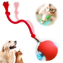 Brinquedo Interativo Cat Ball Kruggo - Silicone Vermelho