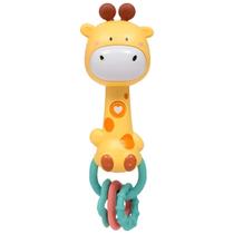 Brinquedo Interativo Chocalho Musical Girafa Buba Com Sons Sensíveis ao Movimento