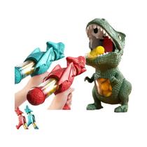 Brinquedo Interativo De Dinossauro Tyrannosaurus Rex Com Arma De Tiro De Bolas De Borracha Para