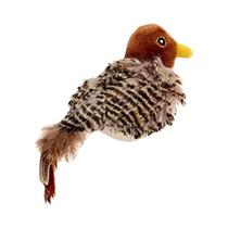 Brinquedo Interativo De Pelúcia Para Gatos Com Som De Pássaro E Catnip, Ideal Para Gatinhos E