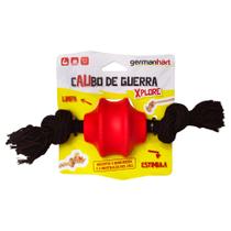 Brinquedo Interativo Dental com Corda e Borracha para Cães - Diversão e Saúde Bucal
