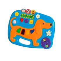 Brinquedo Interativo Didático Cãozinho Musical Com Luz E Som