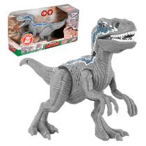 Brinquedo Interativo Dinossauro Raptor Com Luzes Sons E Articulações Realistas