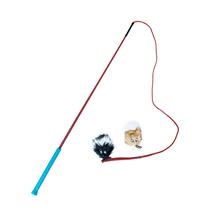 Brinquedo Interativo Dog Wand Outward Hound Tail Teaser com Pelúcia