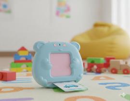 Brinquedo Interativo Educartões Aprenda Inglês Brincando COR PREDOMINANTE:AZUL