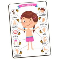 brinquedo interativo educativo do corpo humano menino menina - am home