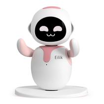 Brinquedo interativo Eilik Pink Touch Robot Pet para meninas e meninos